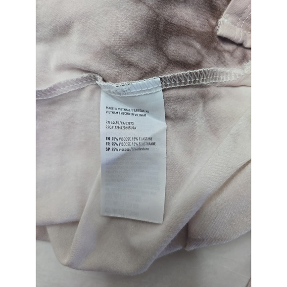 American Eagle Cold Shoulder Tie Dye Top Small Soft Stretch Boho Casual - Picture 4 of 9